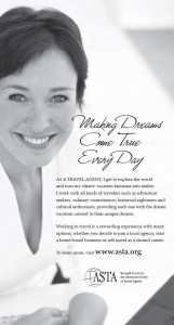 USA Today ad Become a travel agent